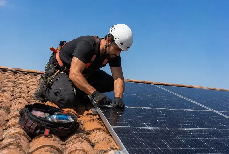 Maintenance et monitoring de panneaux solaires à Bonlieu-sur-Roubion